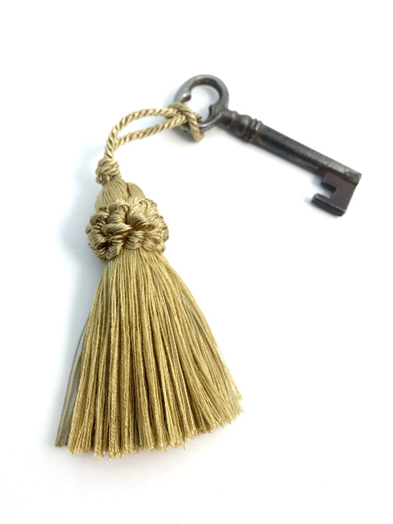 1 Key Tassel Decoration Handmade Italy Antique Furniture Etsy