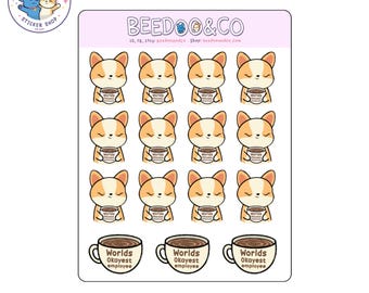 Worlds Okayest Employee Planner Stickers