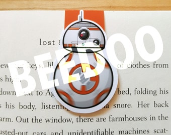 Round Galactic Robot Magnetic Bookmark (Mini)