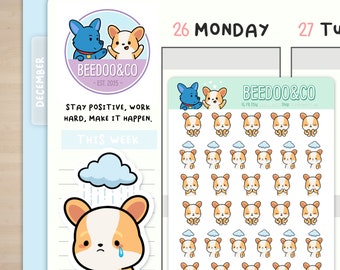 Anxiety, Depression, and Stress Planner Sticker