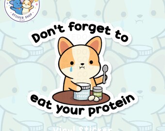 Am I The Drama Corgi Vinyl Sticker