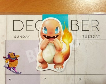Charamander Magnetic Bookmark