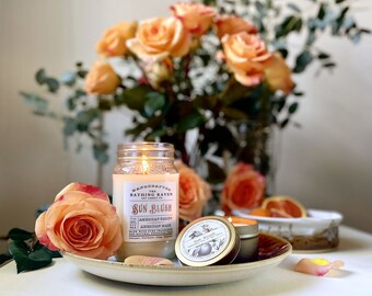 FARMHOUSE MASON Collection | Soy Candle Collection. 12oz. Handcrafted in the USA using pure fragrance & essential oils.