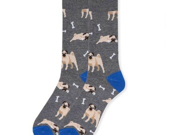 Chanwazibibiliu Pug Sitting Pink Mens Colorful Dress Socks Funky Men Multicolored Pattern Fashionable Fun Crew Cotton Socks Chanwazibibiliu Pug Sitting Pink Mens Colorful Dress Socks Funky Men Multicolored Pattern Fashionable Fun Crew Cotton Socks
