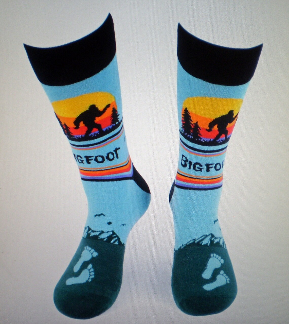 Men's Big foot Socks Big foot Socks Men's Funny Etsy