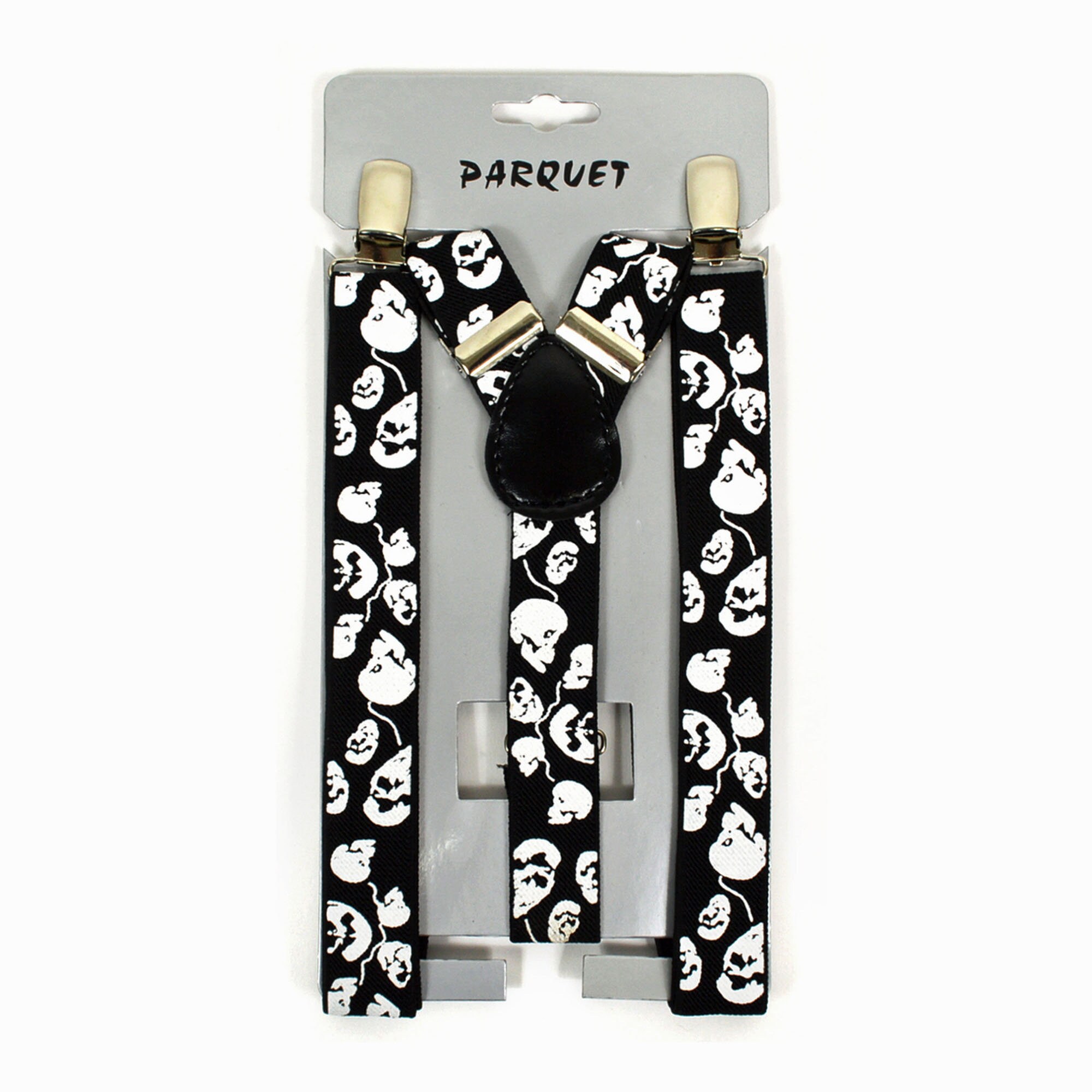 Men's Halloween Suspenders Skull and Cross Bone Etsy