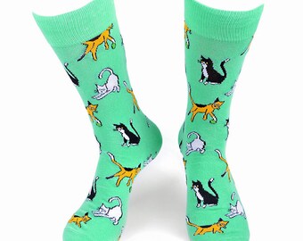 Men Multicolored Pattern Fashionable Fun Crew Cotton Socks Chanwazibibiliu Halloween Cats Eyes On You Mens Colorful Dress Socks Funky Men Multicolored Pattern Fashionable Fun Crew Cotton Socks Chanwazibibiliu Halloween Cats Eyes On You Mens Colorful Dress Socks Funky