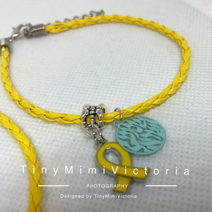 Bracelet Shema Israel yellow Hope Charm Bracelets Silver Yellow ribbon Bring Them Home Yellow Ribbon Israel pin Hostage Pin zdjęcie 4