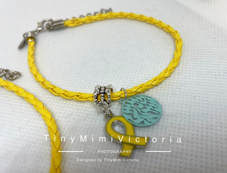 Bracelet Shema Israel yellow Hope Charm Bracelets Silver Yellow ribbon Bring Them Home Yellow Ribbon Israel pin Hostage Pin zdjęcie 4