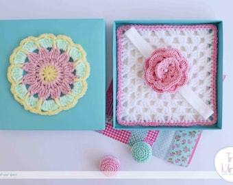 Lace Baby Headband: Crochet Flower Hair Accessory