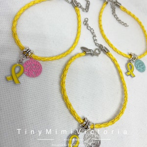 Bracelet Shema Israel yellow Hope Charm Bracelets Silver Yellow ribbon Bring Them Home Yellow Ribbon Israel pin Hostage Pin zdjęcie 9