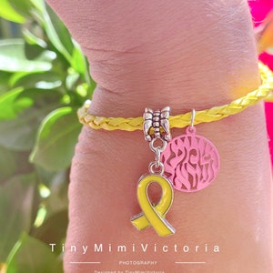 Bracelet Shema Israel yellow Hope Charm Bracelets Silver Yellow ribbon Bring Them Home Yellow Ribbon Israel pin Hostage Pin zdjęcie 3