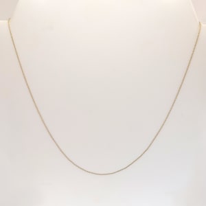 10K Yellow Gold Twist Prince of Wales Style Chain 18.5&quot; Necklace 0.4 gram