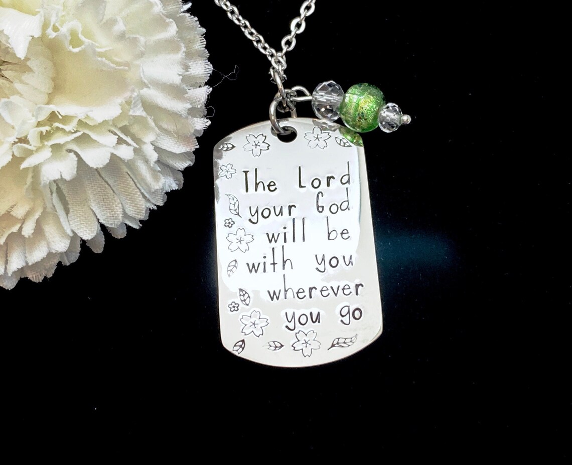 Religious jewelry Christian Jewelry GOD will be WITH YOU Etsy