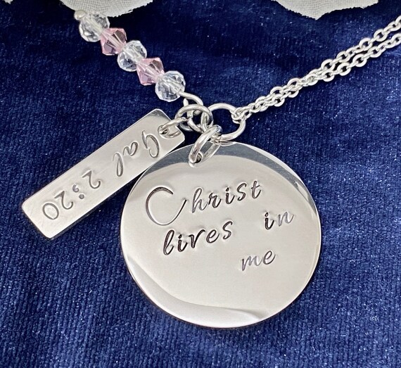 Religious jewelry Personalized jewelry Christian Jewelry Etsy