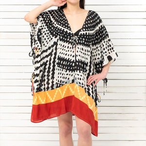 Beach Kimono Boho Coverup 'Africult' image 1