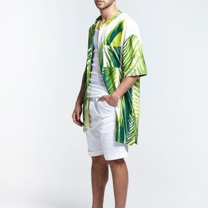 Mao Men Sleeved Loose One Size Boho Shirt 'PALMA' image 6