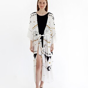 Maxi Kimono Beach Robe CoverUp &#39;High Tide&#39;