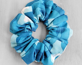 Scrunchie, haarelastiek, Boho print, haartoebehoren