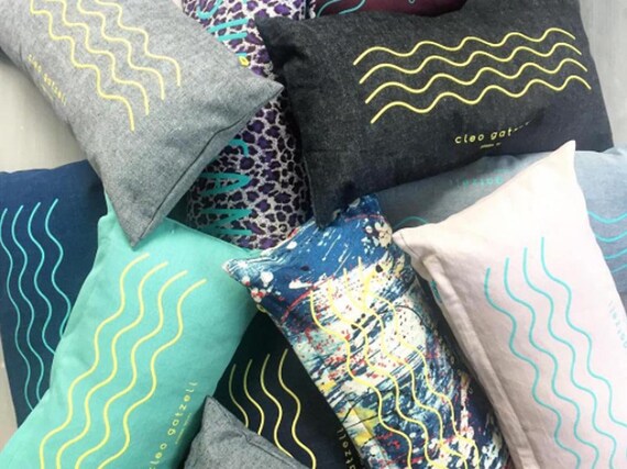 Beach Pillow Travel Pillowsea Cushionneck Pillowyoga Etsy