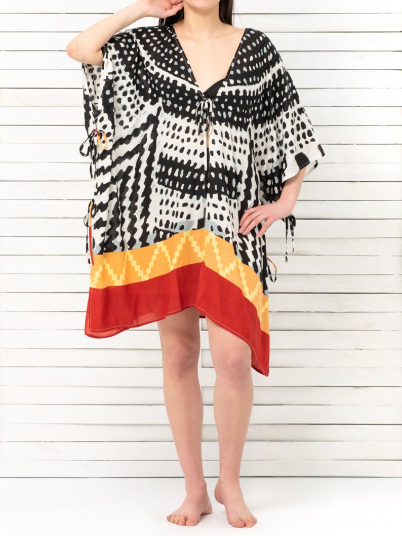 Plage Kimono Boho Coverup 'Africult' image 1