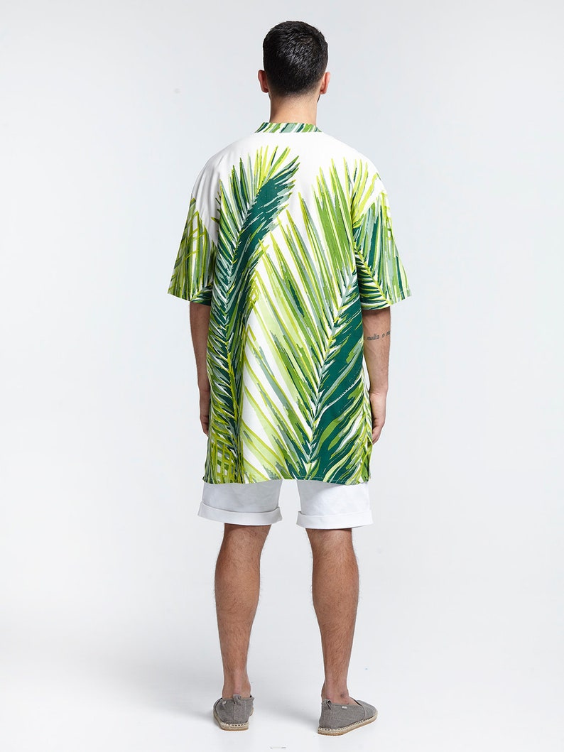 Mao Men Sleeved Loose One Size Boho Shirt 'PALMA' image 3