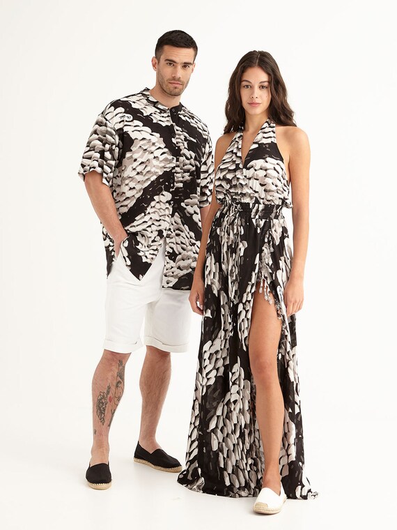 pebble beach maxi dress Pebble Beach Maxi Dress - White/Black