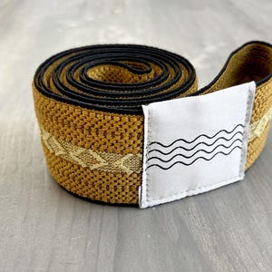 Boho Beach Towel Holder: Elastic Beach Bed Band Mustard