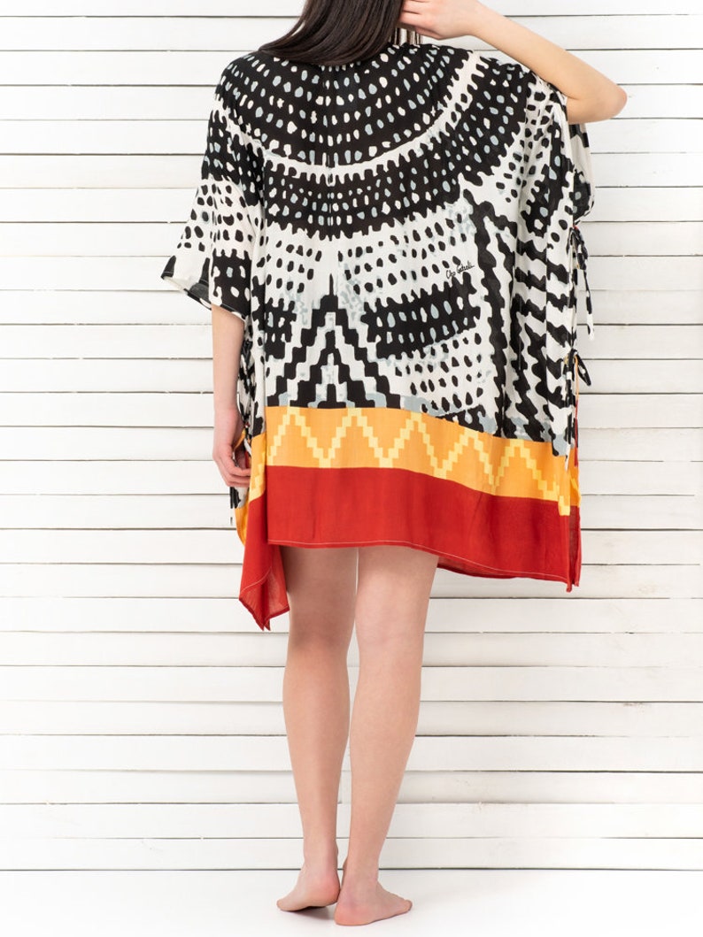 Beach Kimono Boho Coverup 'Africult' image 6