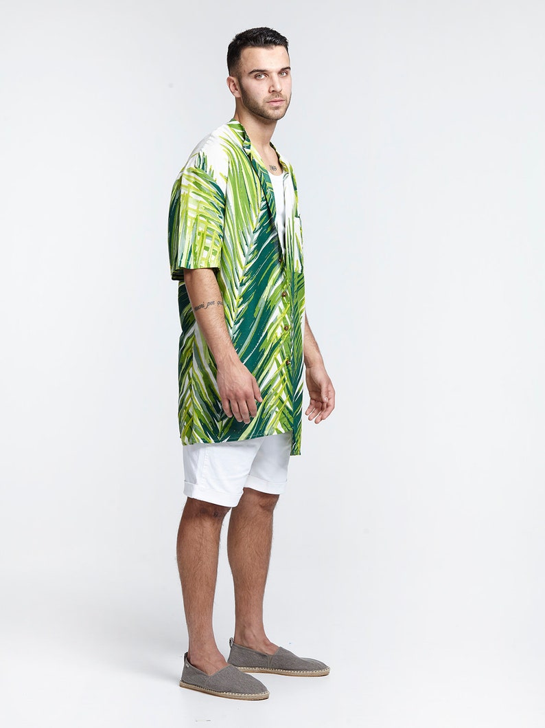 Mao Men Sleeved Loose One Size Boho Shirt 'PALMA' image 5