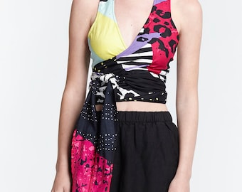 Wrap Top, Sleeveless Top, Boho Style, Bralette, ZIGGY
