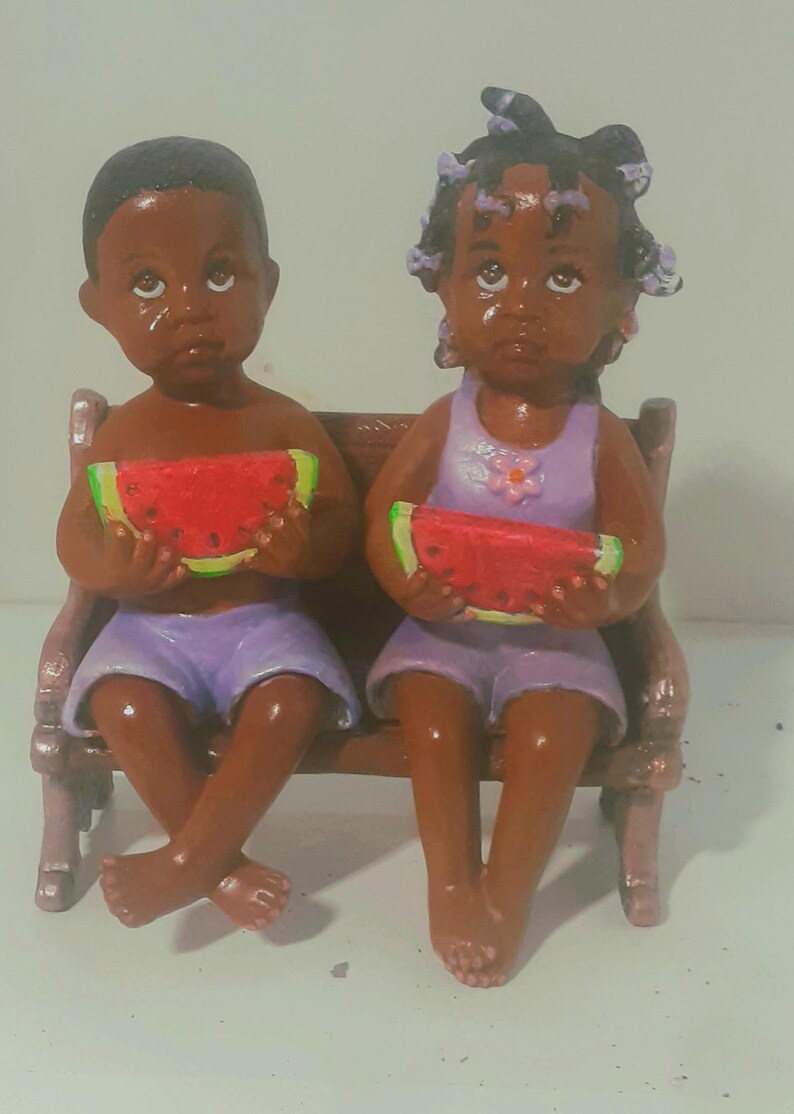 Watermelon Kids With Bench - Etsy