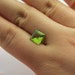 Natural Peridot, Genuine 2.22 Carat Peridot Square Shape Loose 8x8 mm