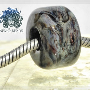 Original Nemo Glass Bead,OOAK, Walze10.5 x 16.5 mm Bild 4