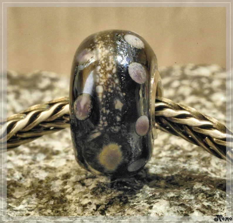 1 original NEMO bead, SRA black stone Bild 1