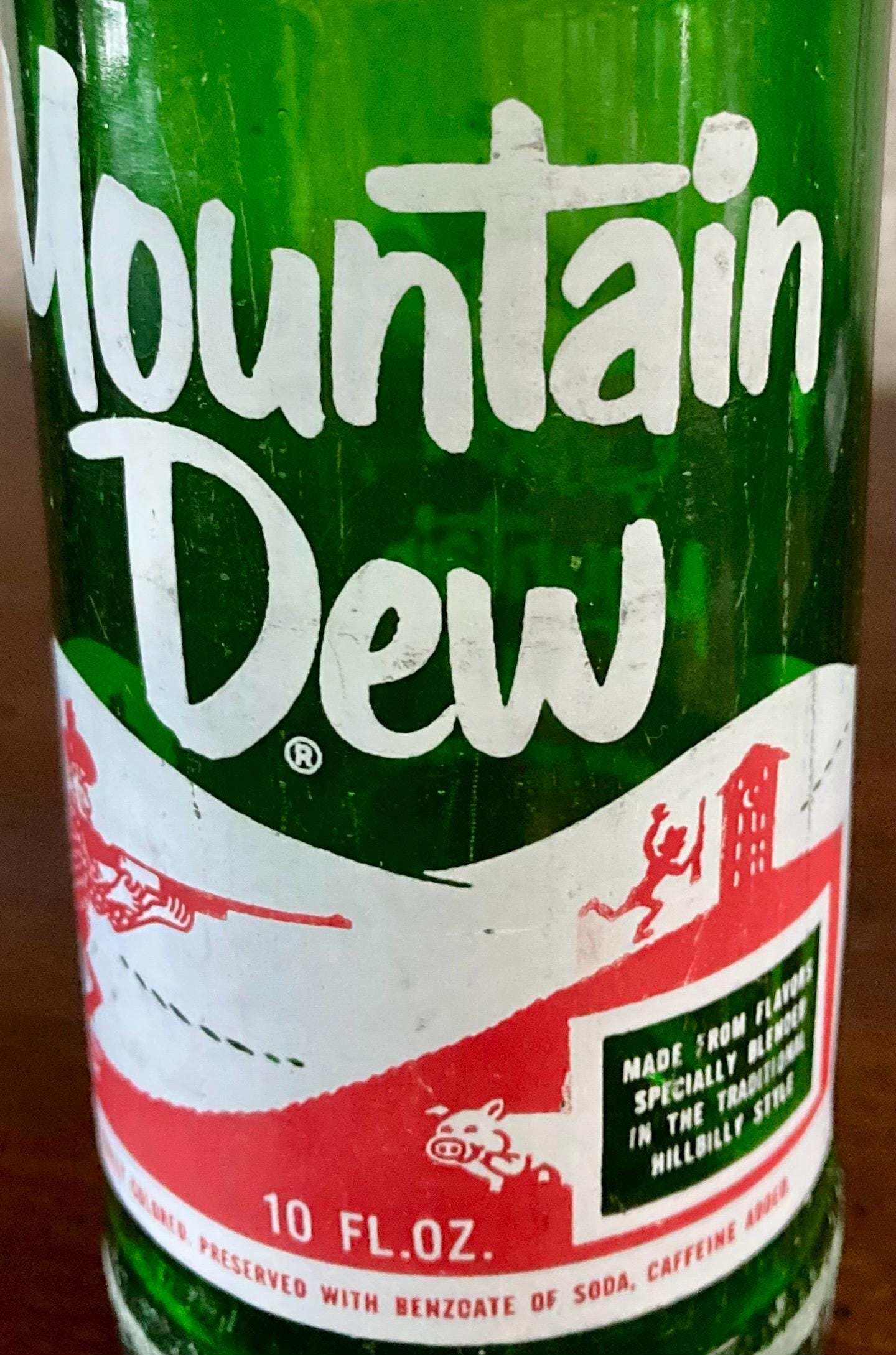 Vintage 1965 10oz. Mountain Dew 