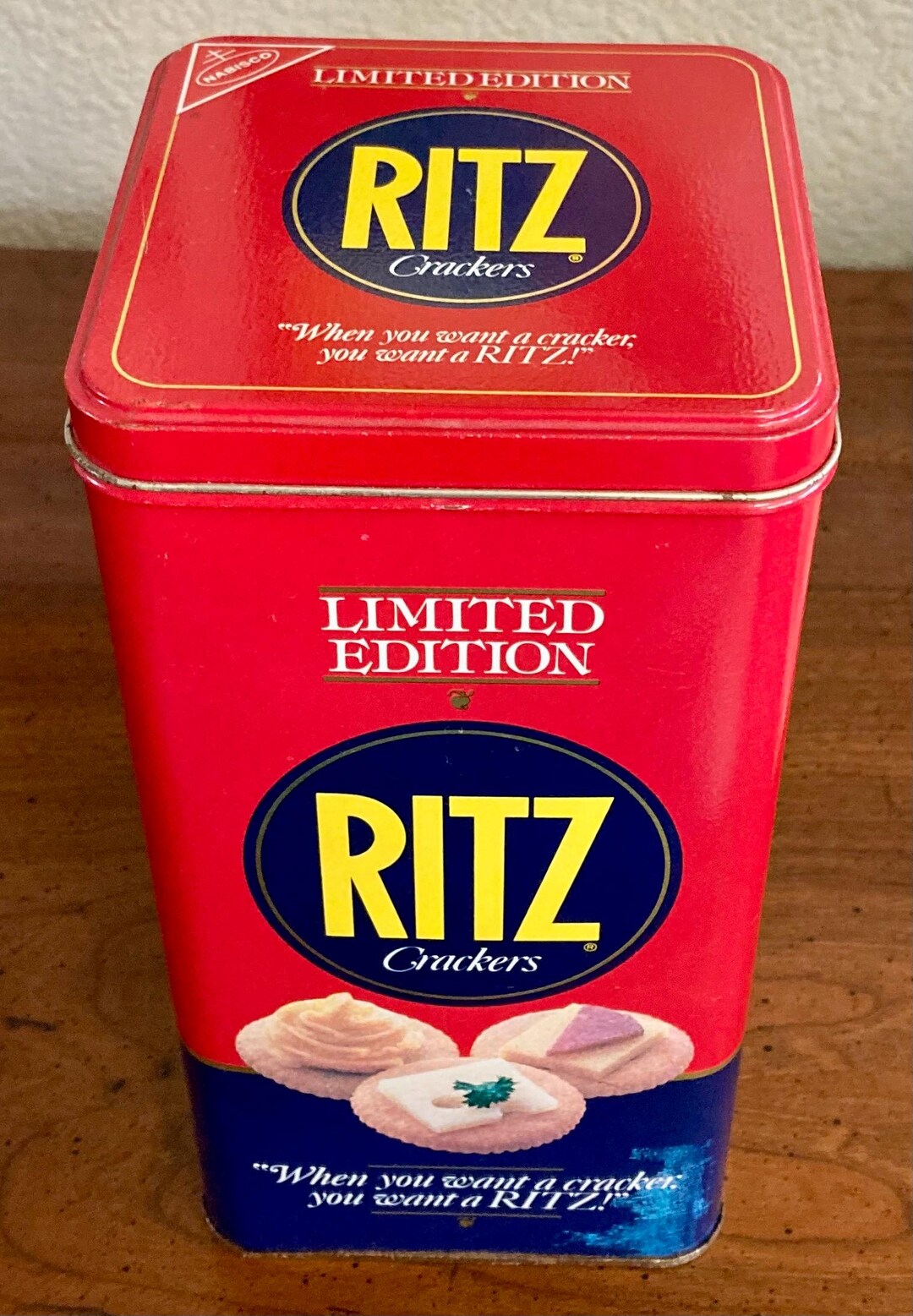 Vintage RITZ Crackers 16oz. Tin - 