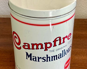 Vintage 16oz. Borden Campfire Marshmallows Tin