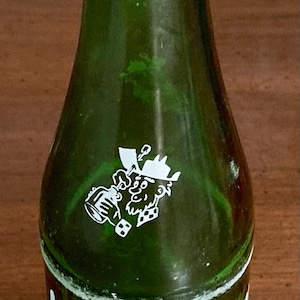 Vintage 1965 10oz. Mountain Dew Soda Pop Bottle - &quot;It&#39;ll Tickle Your Innards&quot; - Bottled by Don and Marge - Hillbilly Style