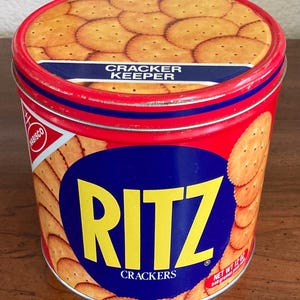 Vintage Ritz Cracker Tin - Etsy
