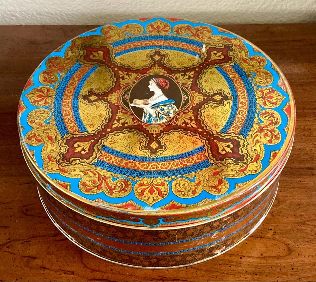 Vintage Hostess Fruit Cake Tin Continental Baking Co. Inc. 1950's