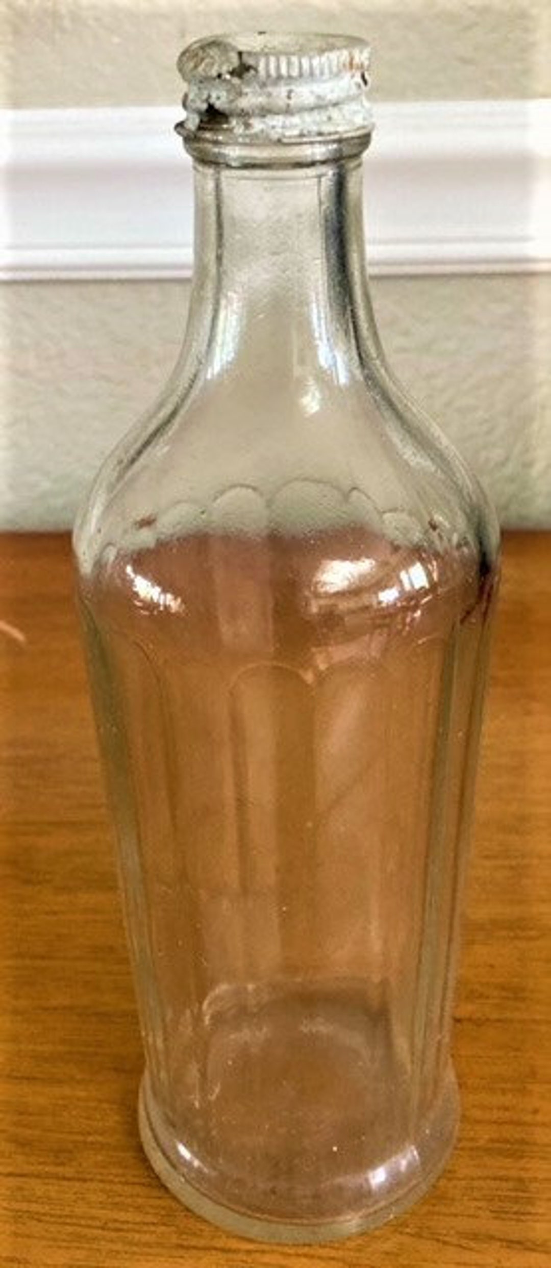 Vintage Hazel Atlas Heinz Ketchup Fluted Glass Bottle With Zinc Cap Etsy