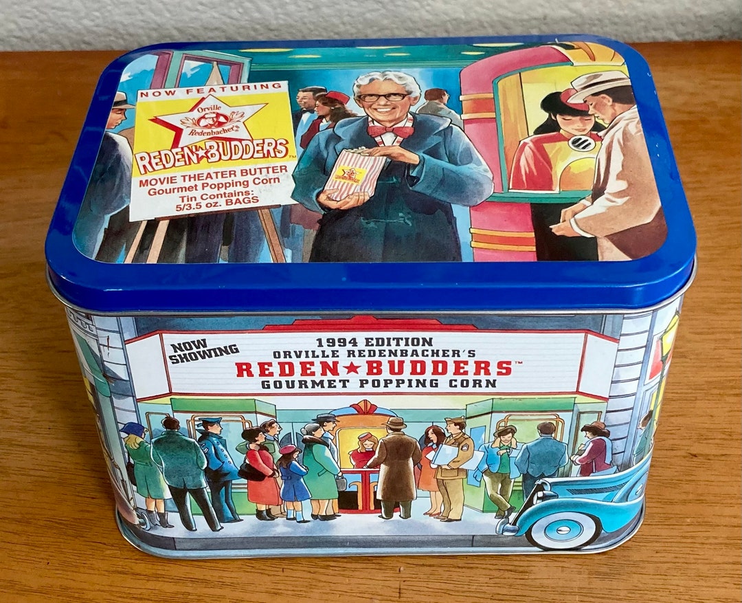 Vintage Orville Redenbachers Reden Butters Gourmet Popcorn Tin 1994