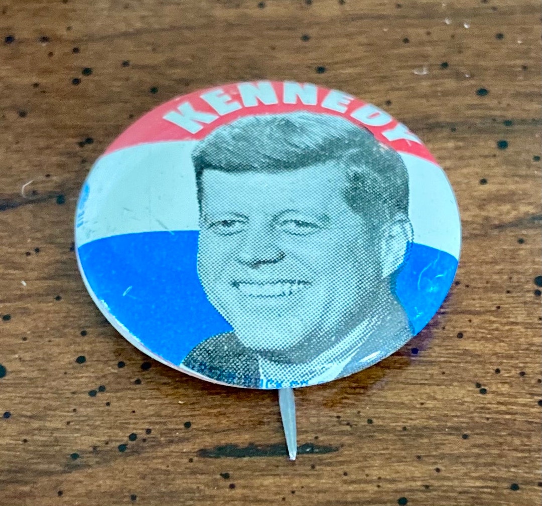 Vintage John F. Kennedy Presidential Campaign Lapel Button - 1960 ...