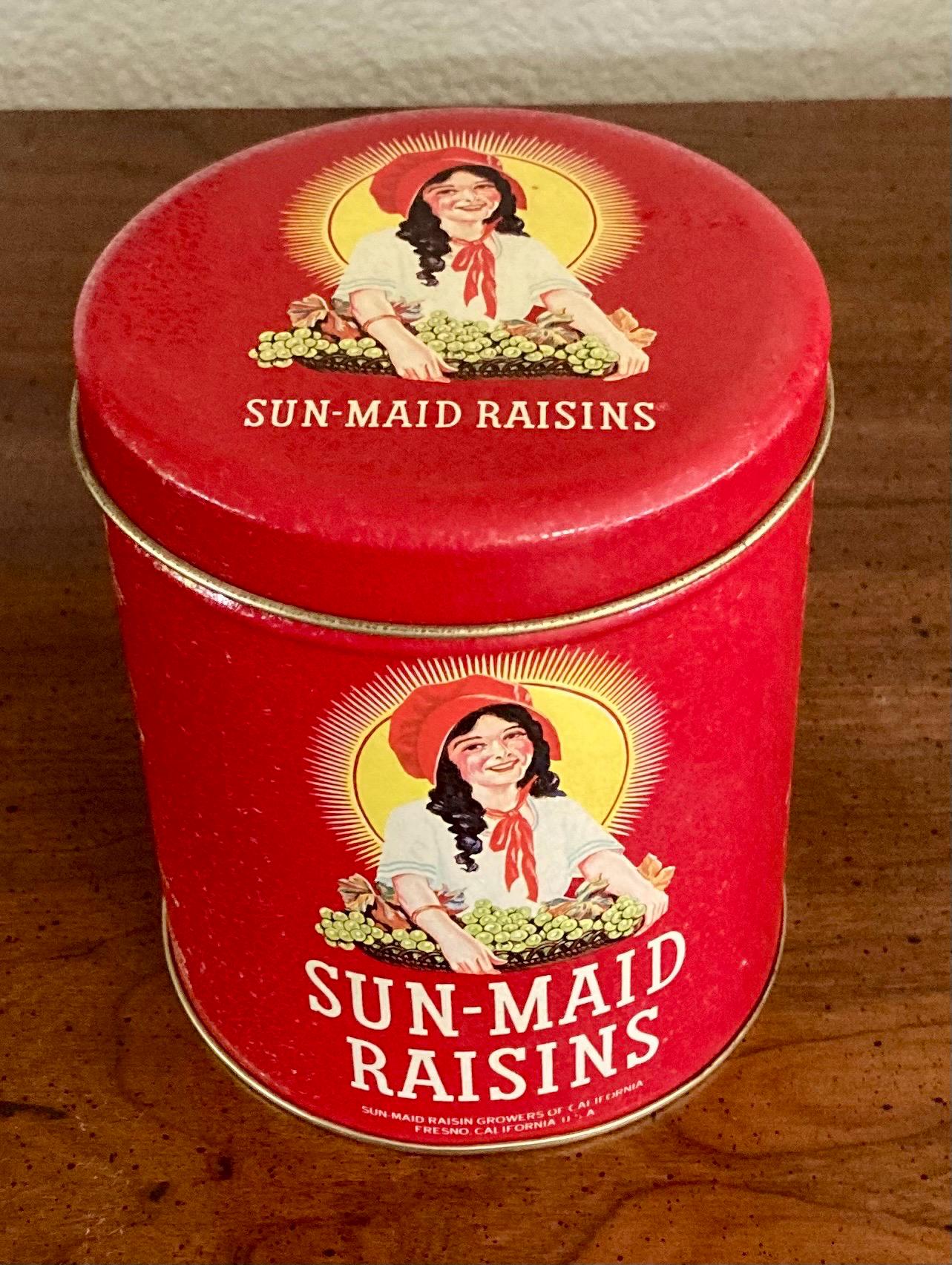 Sun Maid Raisins Tin - Etsy