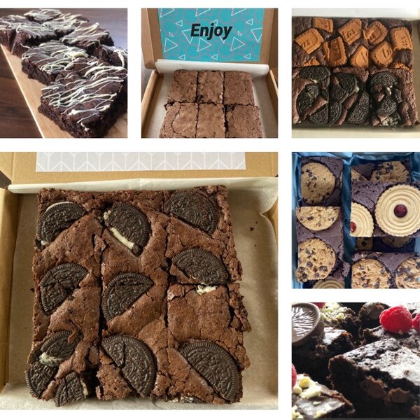 Letterbox Brownies Etsy UK