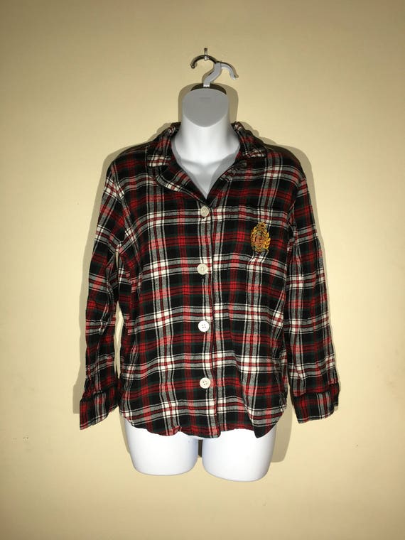 ralph lauren flannel nightshirt