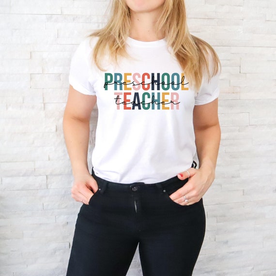 etsy preschool teacher shirts