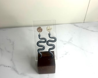 Snake Polymer Clay Earrings