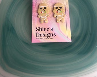 Christmas Gingerbread Storm Trooper Studs